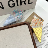 ICE CREAM MACARON ACETATE HAIR CLAW CLIP_CWAHA5770