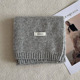 Wool Knit Narrow Scarf Warm Winter Neck Scarf_Cwasc2279