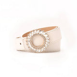 CLASSIC RHINESTONE BUCKLE BELTS FOR WOMEN_CWABE0390