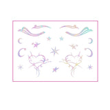 HOLOGRAPHIC EYELINER TATTOOS BUTTERFLY MAKEUP_CWMM8392