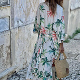 Stylish Holiday Bohemian Mid-Length Dress