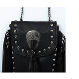 Cwab4543_Rivet Tassel Chain Shoulder Crossbody Bag