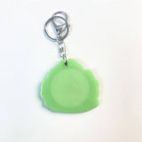 CUTE CABBAGE SLIDE MIRROR KEYCHAIN ACRYLIC GIFT_CWMM6371