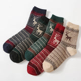 5 PCS VERSATILE THICKENED WARM RABBIT WOOL SOCKS_CWMS0679