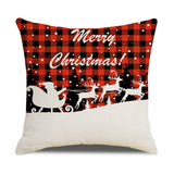 CHRISTMAS PLAID SNOWFLAKE PILLOWCASE_CWMM1403