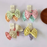 CHILDRENS AB COLOR MATCHING BOW HAIR TIE_CWAHA1837