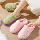 HOUSEHOLD NON SLIP LETTER WARM COTTON SLIPPERS_CWSHS0318