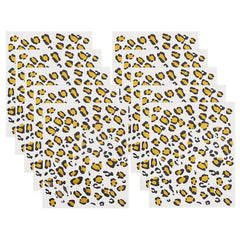 METALLIC LEOPARD PRINT FACE TATTOOS FOR HALLOWEEN_CWMM8253