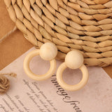 NEW VINTAGE SIMIAN GRASS VINE WOVEN EARRINGS_CWAJE4011