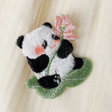 BAMBOO PANDA EMBROIDERED PATCH FOR STAIN REPAIR_CWMM5925
