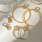 STAINLESS STEEL COLLAR HIGH END EARRINGS_CWASC1687