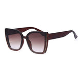 FASHION LARGE FRAME SUNGLASSES CAT EYE SUNGLASSES_CWASG0586