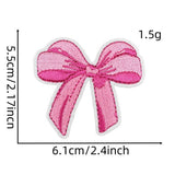 NEW PINK BOW SERIES EMBROIDERED PATCHES_CWMM4019