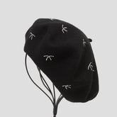 AUTUMN AND WINTER FASHION BOW HOT DIAMOND HAT_CWAH1933