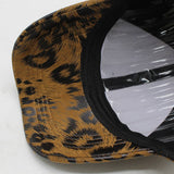 Womens Leopard Print Baseball Cap - Sun Hat Cwah1091