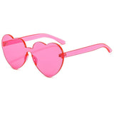 FRAMELESS HEART JELLY COLOR THICK SUNGLASSES_CWASG1194