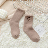 2024 NEW THICKENED SMILEY FACE EMBROIDERED SOCKS_CWMS0891