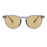 FASHIONABLE FAUX ACETATE ROUND FRAME SUNGLASSES_CWASG0506