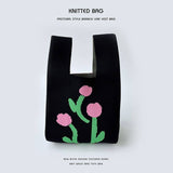 Flower Series Versatile Knitted Bag
