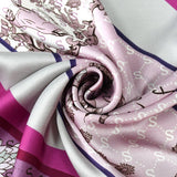 ARRIVAL ENGLISH LETTER FLOWER SQUARE SCARF_CWASC1169