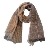 LARGE PLAID SCARF UNISEX WINTER WRAP SHAWL_CWASC0867