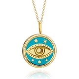 STAINLESS STEEL TAROT NECKLACE FOR WOMEN_CWMM3793