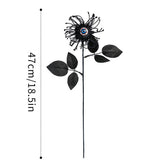 HALLOWEEN RED SPIDER LILY EYE FLORAL PICK_CWMM9904