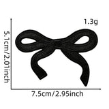 NEW BABY COLORFUL BOW EMBROIDERED PATCH_CWMM4023