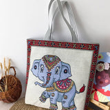 RETRO EMBROIDERED KNITTED BAG SHOULDER TOTE BAG_CWAB1669