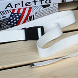 Cwabe0566_Solid Color Plastic Buckle Canvas Belt
