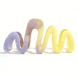 FASHION GRADIENT INK WAVE HAIR CLAW COMMUTER CLIP_CWAHA2205