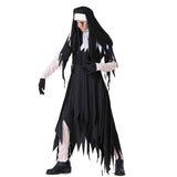 HALLOWEEN HORROR BLOODY NUN COSTUME_CWMM1528