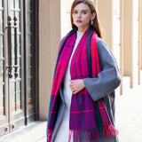 DOPAMINE COLOR MATCHING CASHMERE SCARF WARM_CWASC0220