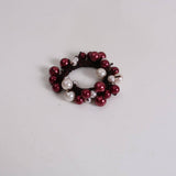 PEARL HAIR TIE BOHO BUN HOLDER FOR WOMEN_CWAHA6762