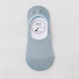 Women'S Solid Color Hollow Mesh Boat Socks_Cwms2036