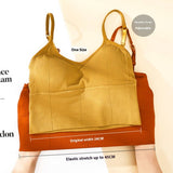 PLAIN SOLID COLOR BASIC TANK TOP WITH BUILT IN BRA_CWTTK0796