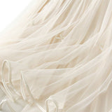 BOWKNOT MESH SKIRT SMALL CLEAR SWEET A LINE SKIRT_CWBMS0304