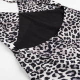 ELEGANT FRENCH PRINT CREW NECK MIDI DRESS_CWDMD5823