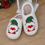 CHRISTMAS DWARF PATTERN WINTER COTTON SLIPPERS_CWSHS0470