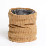 SOLID COLOR PLUS VELVET ELASTIC WARM NECK GAITER_CWASC1023