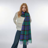 Vintage Plaid Scarf Soft Winter Wrap_Cwasc2313