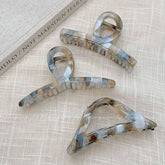 ELEGANT MARBLE HAIR CLAW GRADIENT PATTERN CLIP_CWAHA2372