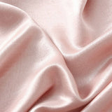 LACE TRIMMED SATIN A LINE MIDI SKIRT WITH DRAPING_CWBMS0327