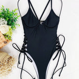 CASUAL HOLLOW MULTICOLOR DRAWSTRING SWIMSUIT_CWMW0284