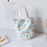 SUMMER CANVAS BUCKET TOTE BAG FOR GIRLS SMALL_CWAB5668