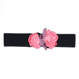 FLORAL WIDE ELASTIC WAIST BELT FOR SUMMER DRESS_CWMM6409