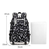 BACKPACKS FOR SCHOOL LARGE STYLISH HEAT PRINT_CWAB5387