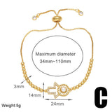 DEVILS EYE SET DIAMOND PEARL BRACELET_CWAJE0923