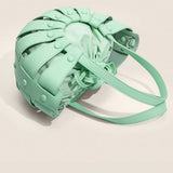 HOLLOW SEMICIRCLE WOVEN BEACH BAG_CWAB1908