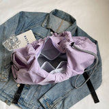 ARTISTIC SIMPLE PLEATED HANDBAG_CWAB3266